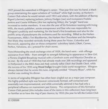 CD Duke Ellington: Cotton Club Stomp - 1927-1931