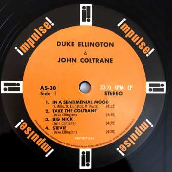 LP Duke Ellington: Duke Ellington & John Coltrane