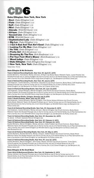 7CD/DVD/Set di cofanetti Duke Ellington: The Duke Box 2