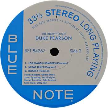 LP Duke Pearson: The Right Touch