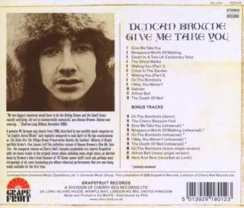 CD Duncan Browne: Give Me Take You