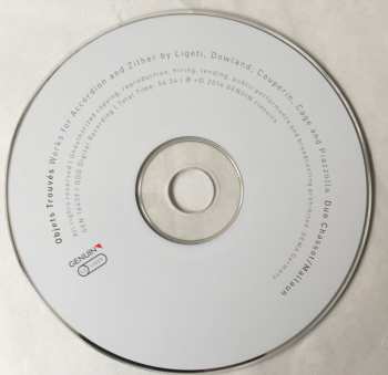 CD Duo Chassot-Mallaun: Objets Trouvés: Works For Accordion And Zither By Ligeti, Dowland, Couperin, Cage And Piazzolla