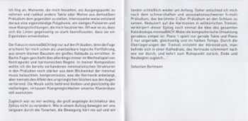 CD Johann Sebastian Bach: minimalBACH (Preludes from Well-Tempered Clavier Revised By Sebastian Bartmann)