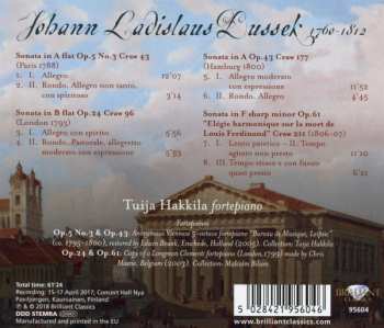 CD Jan Ladislav Dusík: Complete Piano Sonatas Volume 4