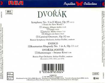 CD Antonín Dvořák: Symphony No 9 "From The New World", Carnival Overture · Humoresque, ENESCO: Roumanian Rhapsody No. 1