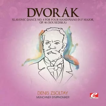 Slavonic Dance 4 Four Hand Piano F Maj 46