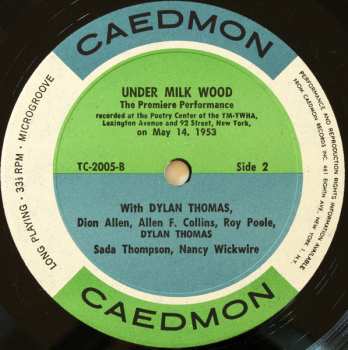 2LP Dylan Thomas: Dylan Thomas Narrating Under Milkwood