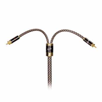 Audiotechnica Dynavox Black Line Stereo-Cinchkabel 0,6m