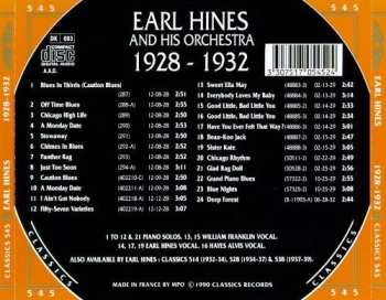 CD Earl Hines And His Orchestra: 1928-1932