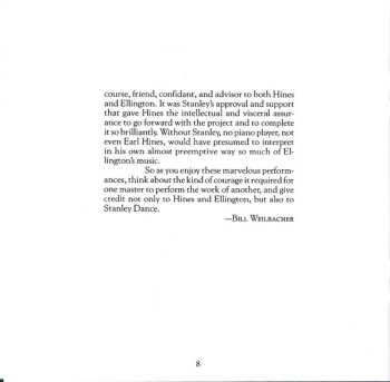 2CD Earl Hines: Earl Hines Plays Duke Ellington