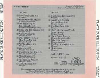 2CD Earl Hines: Earl Hines Plays Duke Ellington