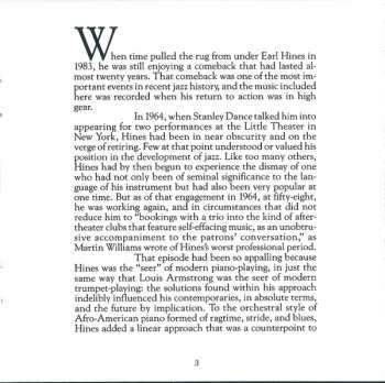 2CD Earl Hines: Earl Hines Plays Duke Ellington