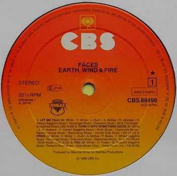 2LP Earth, Wind & Fire: Faces