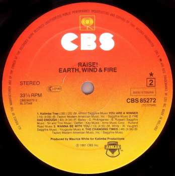 LP Earth, Wind & Fire: Raise!