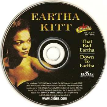 CD Eartha Kitt: That Bad Eartha / Down To Eartha