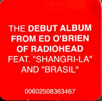 CD Ed O'Brien: Earth