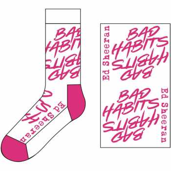 Merch Ed Sheeran: Calzini alla caviglia Bad Habits 
