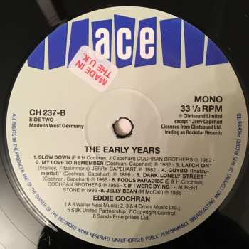 LP Eddie Cochran: The Early Years