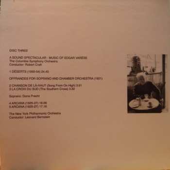 3CD/Set di cofanetti Edgard Varèse: Complete Works Of Edgard Varèse, Volume 1