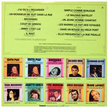 LP Edith Piaf: Edith Piaf Volume 3