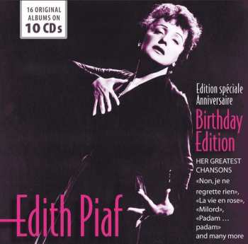 Album Edith Piaf: Edition Spéciale Anniversaire * Birthday Edition