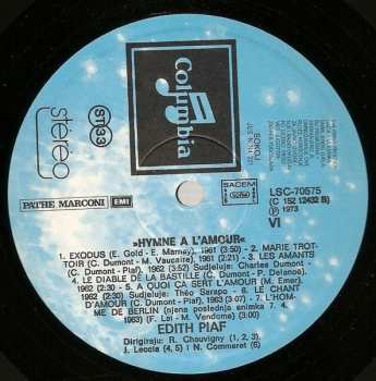 3LP/Set di cofanetti Edith Piaf: Hymne À L'Amour