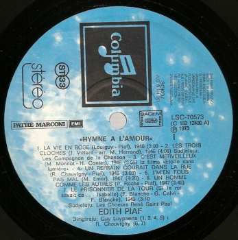 3LP/Set di cofanetti Edith Piaf: Hymne À L'Amour