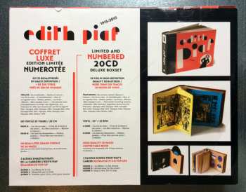 20CD/Set di cofanetti/EP Edith Piaf: Integrale 2015 LTD | NUM