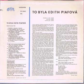 LP Edith Piaf: To Byla Edith Piafová