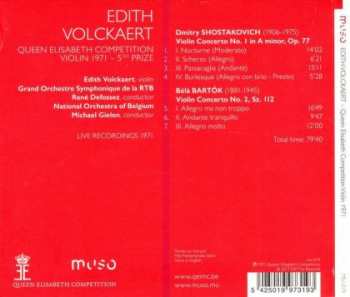 CD Edith Volckaert: Queen Elisabeth Competition, Violin 1971