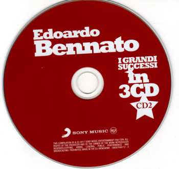 3CD/Set di cofanetti Edoardo Bennato: I Grandi Successi In 3 CD