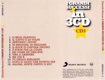 3CD/Set di cofanetti Edoardo Bennato: I Grandi Successi In 3 CD