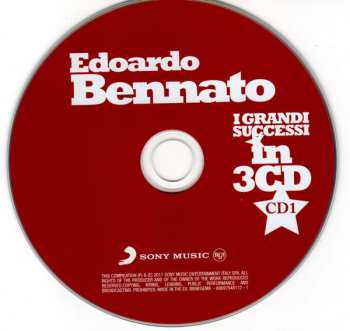 3CD/Set di cofanetti Edoardo Bennato: I Grandi Successi In 3 CD