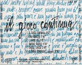 CD Edoardo Bennato: Il Gioco Continua
