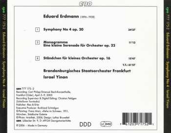 CD Brandenburgisches Staatsorchester Frankfurt: Symphony No 4 • Monogramme • Ständchen