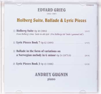 CD Edvard Grieg: Holberg Suite, Ballade & Lyric Pieces