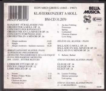 CD Edvard Grieg: Klavierkonzert A-Moll