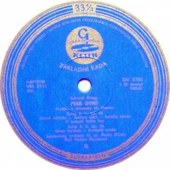 LP Edvard Grieg: Peer Gynt