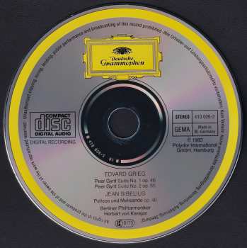 CD Edvard Grieg: Peer Gynt Suites 1 & 2 / Pelléas Et Mélisande