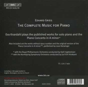 12CD/Set di cofanetti Edvard Grieg: The Complete Music For Piano