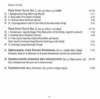 8CD/Set di cofanetti Edvard Grieg: The Complete Orchestral Music