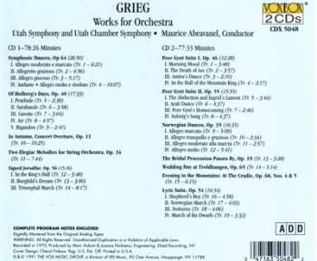 CD Edvard Grieg: Works For Orchestra