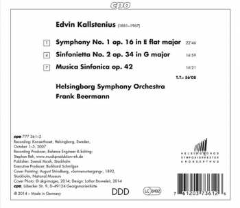 CD Frank Beermann: Symphony No. 1 • Sinfonietta No. 2 • Musica Sinfonica