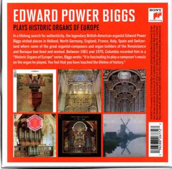 6CD/Set di cofanetti E. Power Biggs: Plays Historic Organs Of Europe