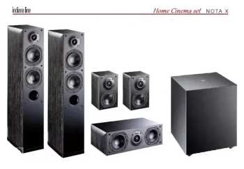 Audiotechnica Indiana Line NOTA X Home Cinema set 5.1 Black