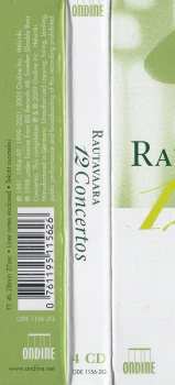 4CD/Set di cofanetti Einojuhani Rautavaara: 12 Concertos