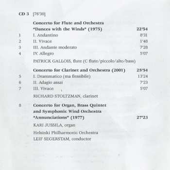 4CD/Set di cofanetti Einojuhani Rautavaara: 12 Concertos
