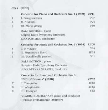 4CD/Set di cofanetti Einojuhani Rautavaara: 12 Concertos