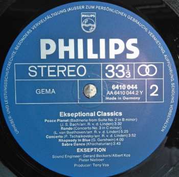 LP Ekseption: Ekseptional Classics (The Best Of Ekseption)