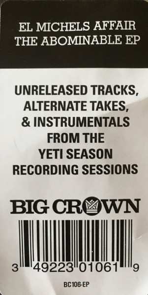 LP El Michels Affair: The Abominable EP